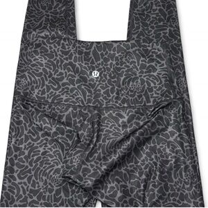 Lululemon Wunder Under Pant Full-On Luxtreme (Roll Down) Petal Camo Black